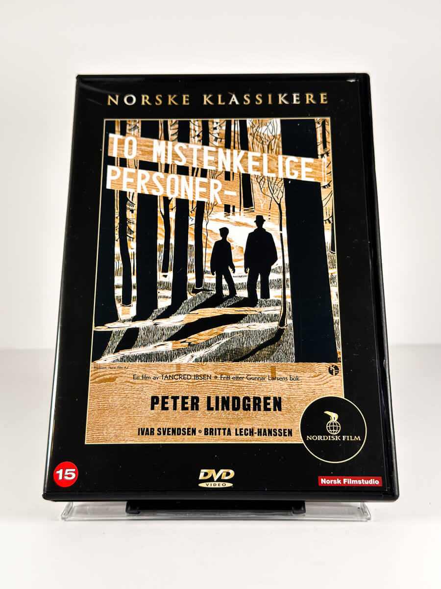 Forside av cover til To mistenkelige personer på DVD