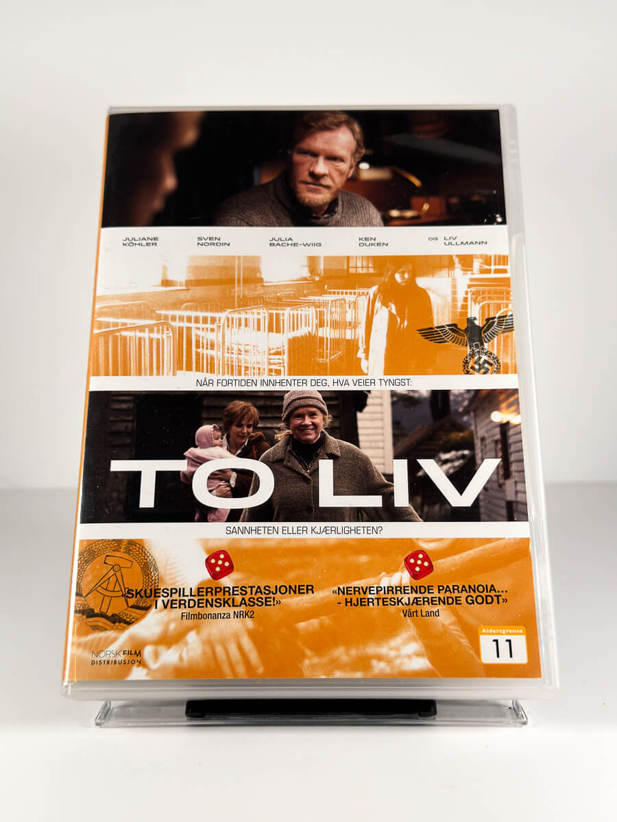 Forside av cover til To Liv på DVD