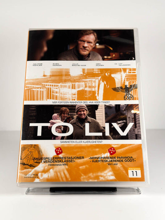 Forside av cover til To Liv på DVD