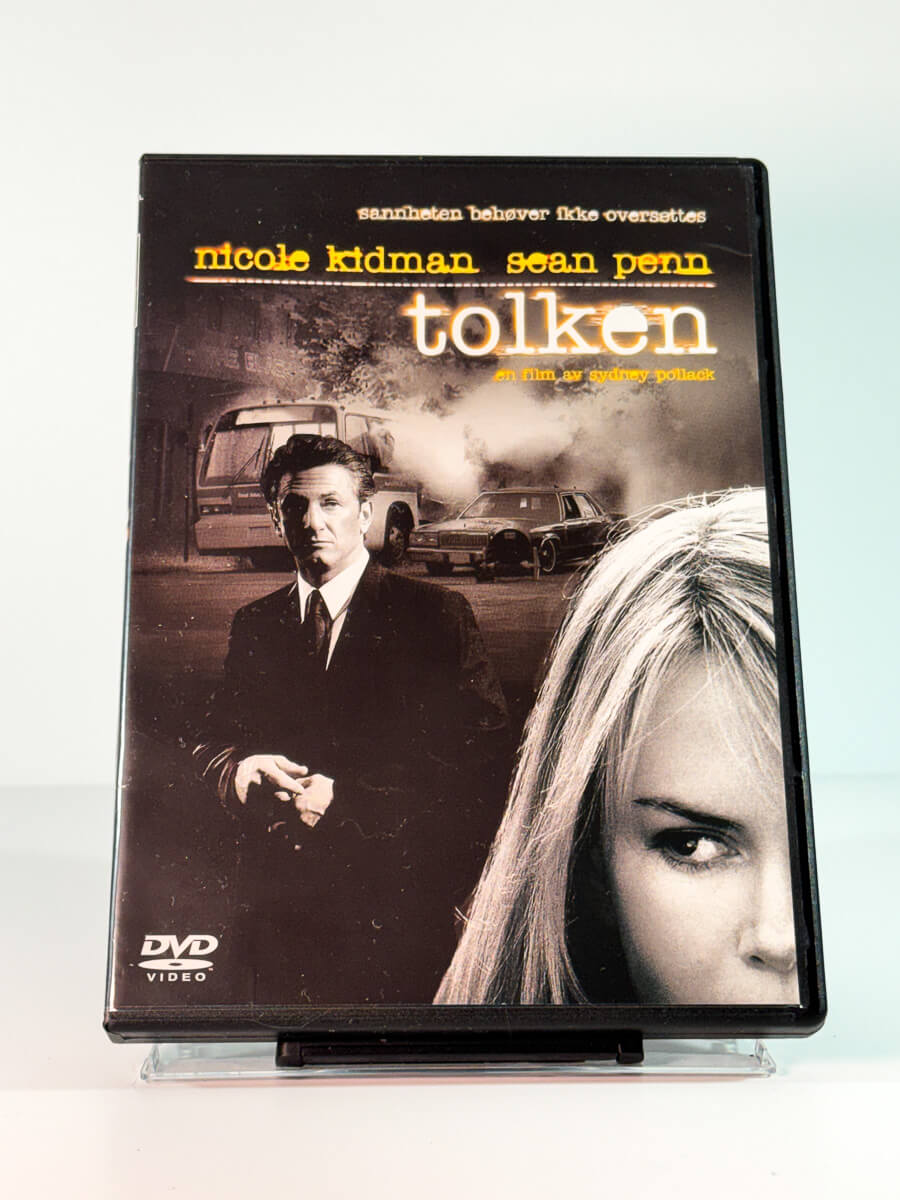 Forside av cover til Tolken, bruktfilm på DVD hos Brukbar Film