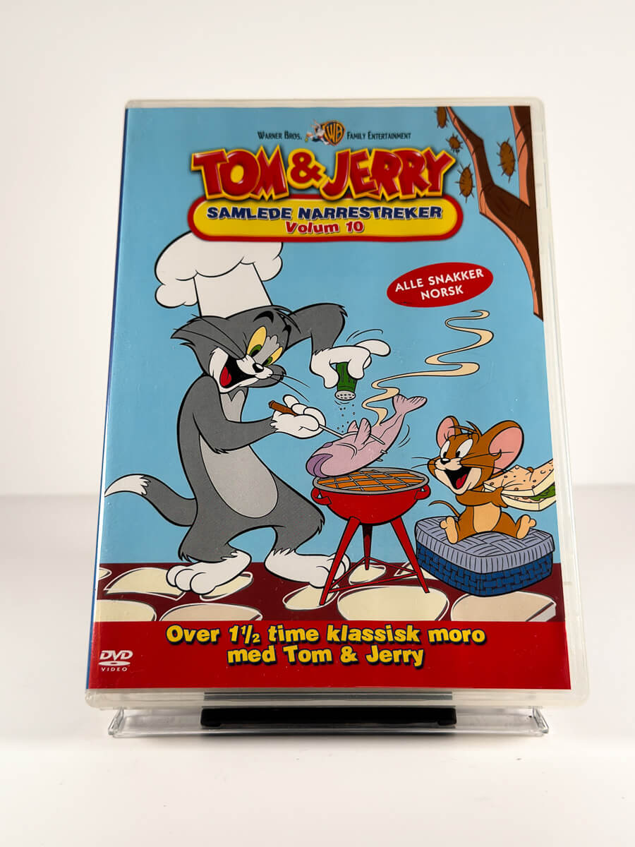 Forside av cover til Tom & Jerry: Samlede narrestreker Volum 10 på DVD