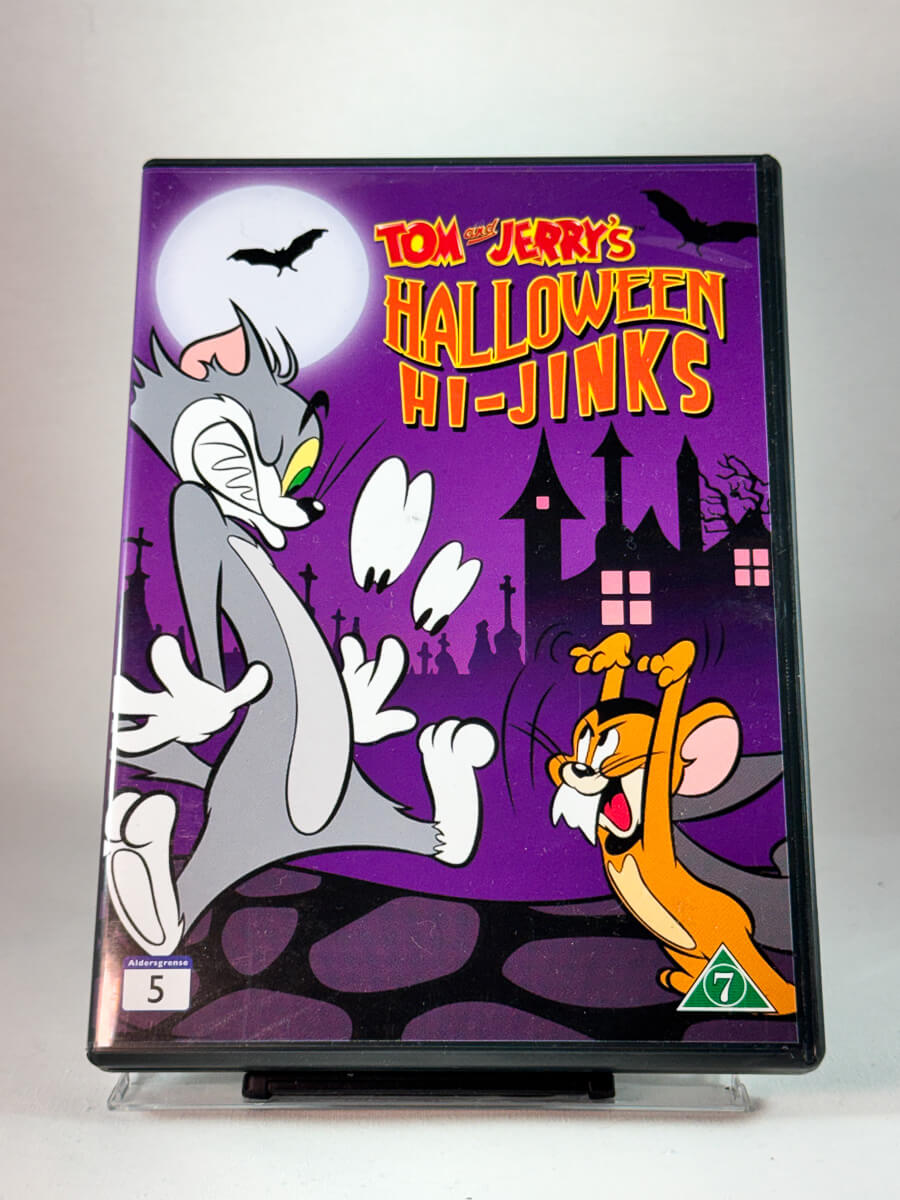 Forside av cover til Tom and Jerry’s Halloween Hi-Jinks, brukt DVD hos Brukbar Film