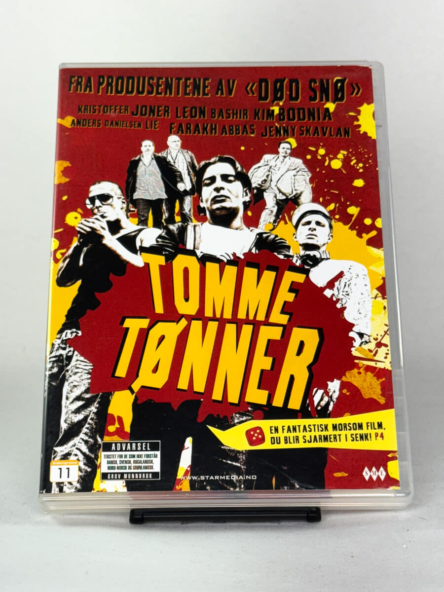 DVD-forside til filmen Tomme tønner
Originalt cover brukt for produktbilde i nettbutikken Brukbar Film