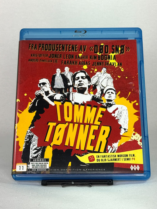 Brukt Blu-ray-film Tomme tønner – forside av norsk komedie-cover, kjøp Blu-ray hos Brukbar Film