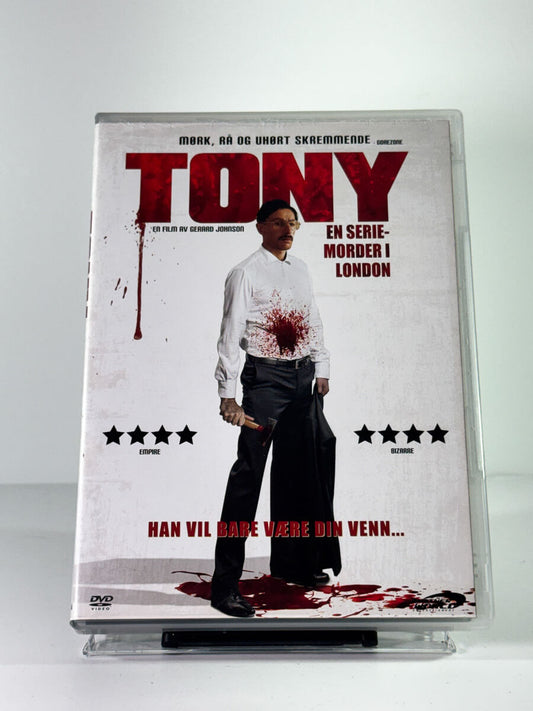 Forside av cover til Tony – En seriemorder i London, brukt DVD hos Brukbar Film