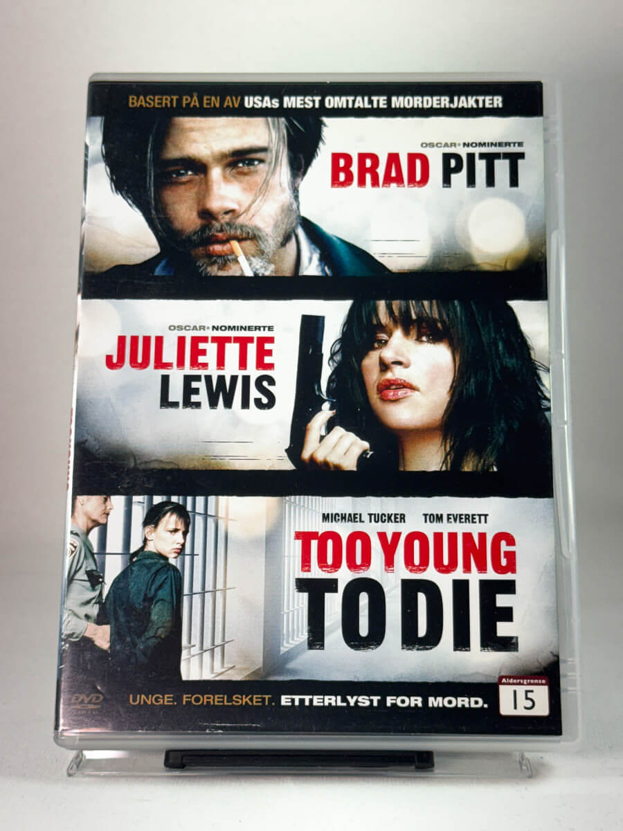 Forside av DVD-cover til Too Young to Die, bruktfilm hos nettbutikken Brukbar Film