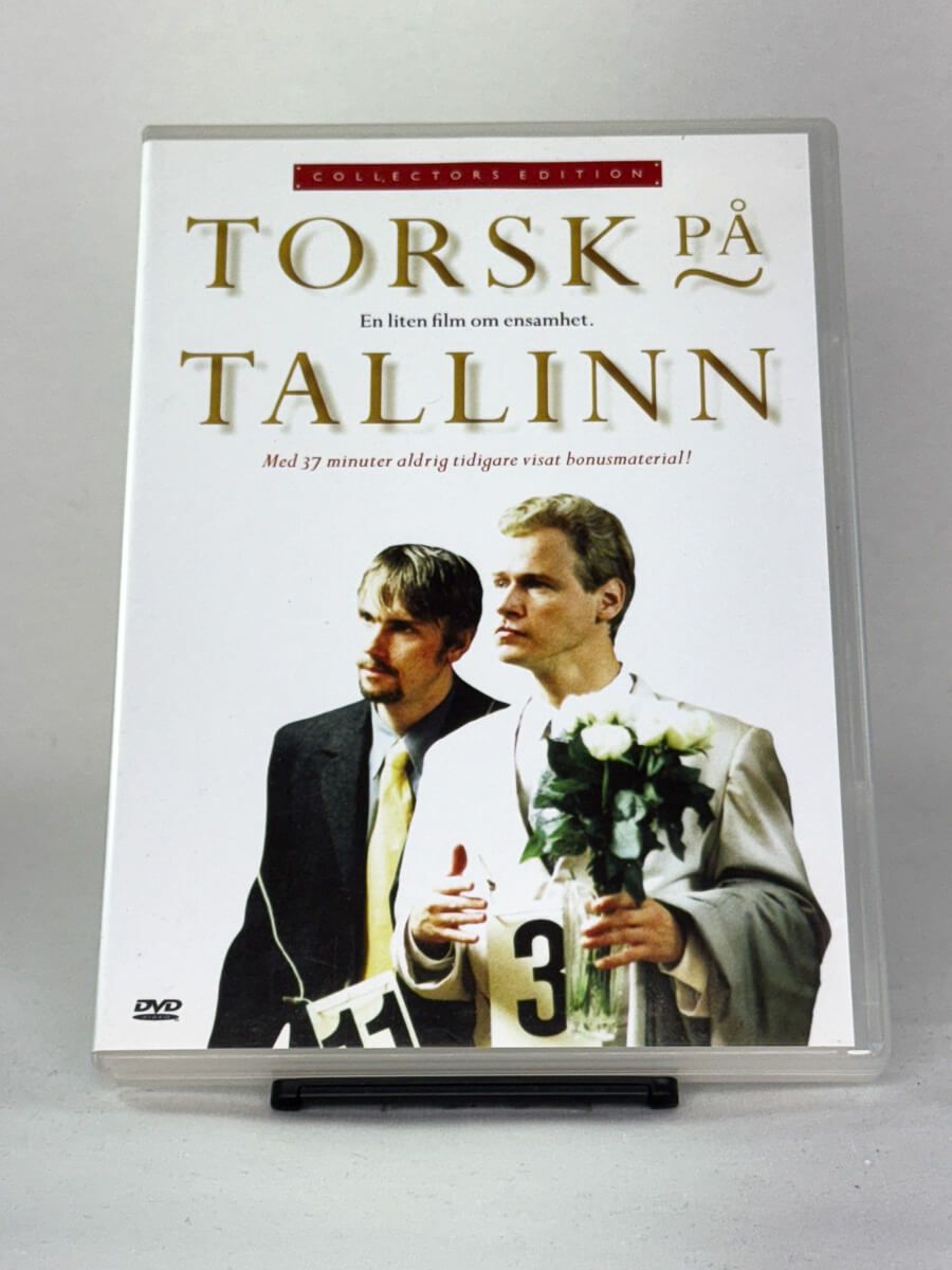 DVD-forside til filmen Torsk på Tallinn
Originalt cover brukt for produktbilde i nettbutikken Brukbar Film