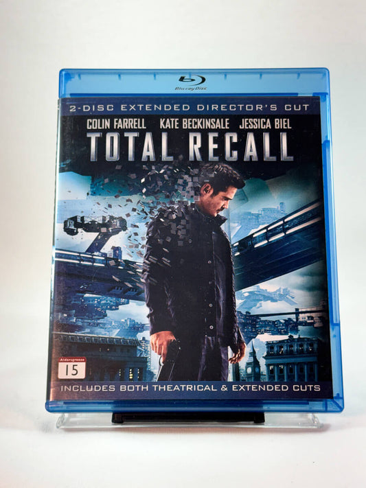 Forside av cover til Total Recall, brukt Blu-ray hos Brukbar Film