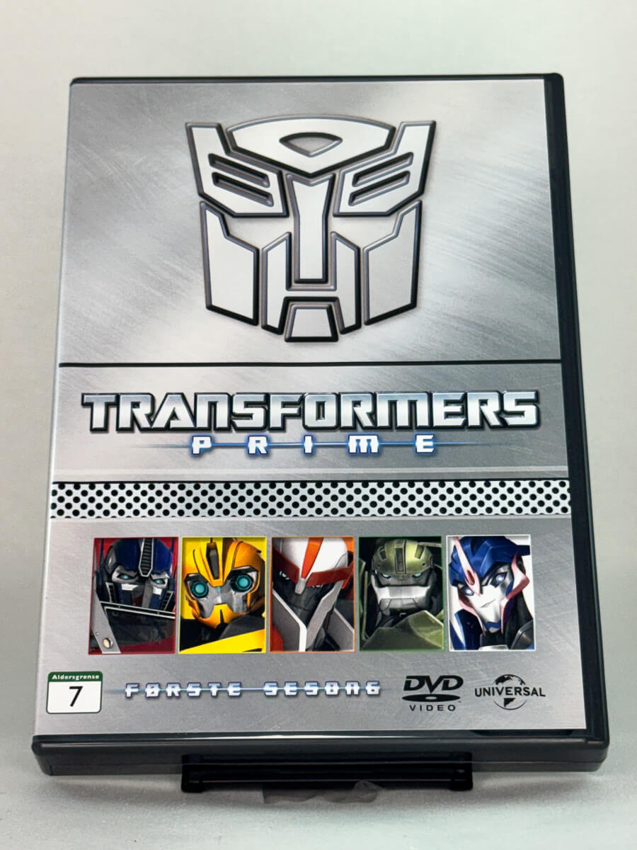 DVD-cover-forside til serien Transformers Prime – Første sesong - Brukt DVD fra nettbutikken Brukbar Film