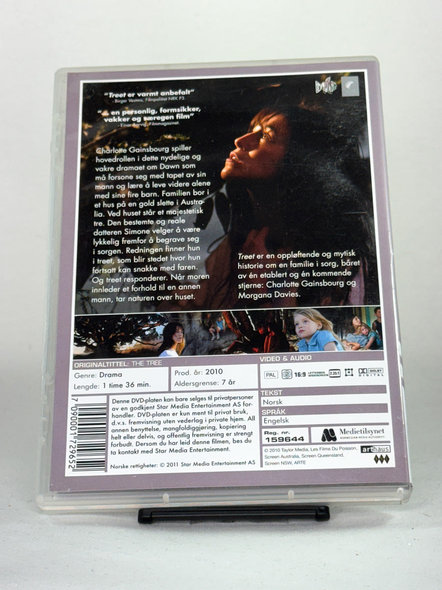 DVD-cover-bakside til filmen Treet, brukt DVD hos Brukbar Film