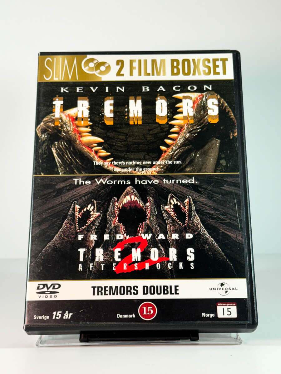 Forside av cover til Tremors Double, brukt DVD hos Brukbar Film