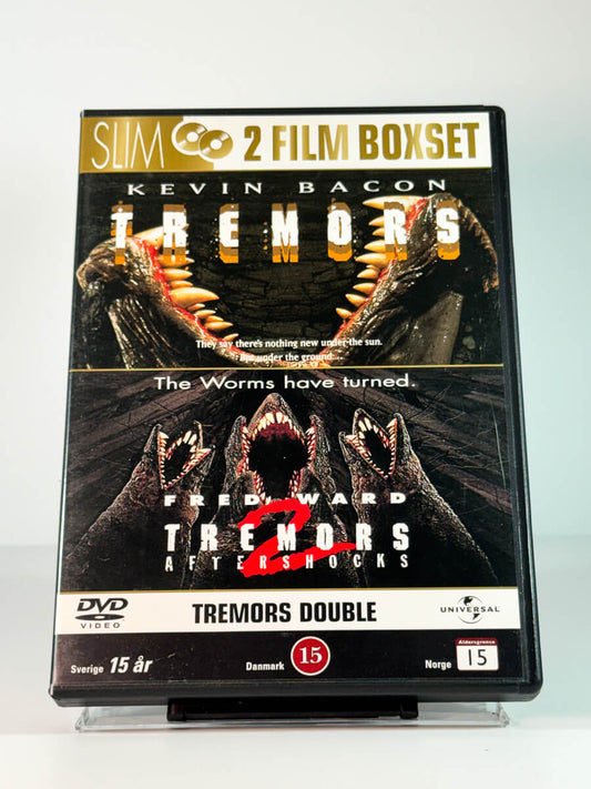 Forside av cover til Tremors Double, brukt DVD hos Brukbar Film