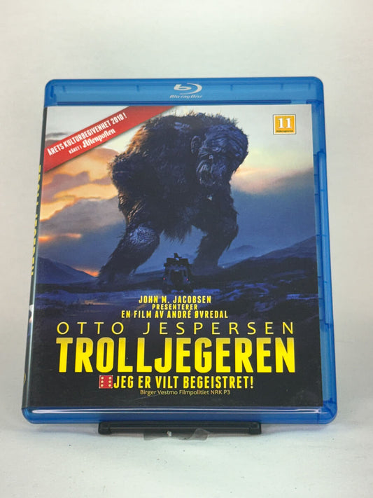 Brukt Blu-ray-film Trolljegeren – forside av filmcover, handle brukte norske Blu-ray-filmer på nett hos Brukbar Film