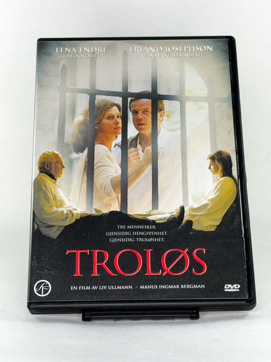 DVD-forside til filmen Troløs
Originalt cover brukt for produktbilde i nettbutikken Brukbar Film
