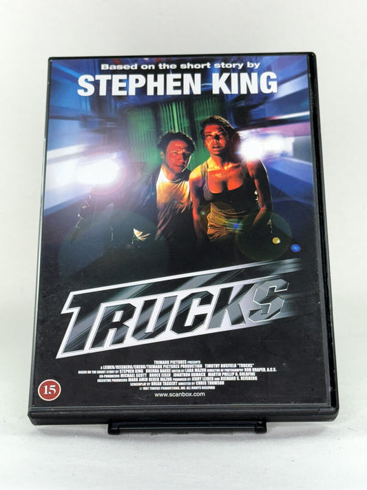 DVD-cover-forside til filmen Trucks – Brukt DVD fra nettbutikken Brukbar Film