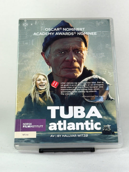 Brukt DVD Tuba Atlantic – forside av filmcover, Oscar-nominert norsk kortfilm fra Brukbar Film
