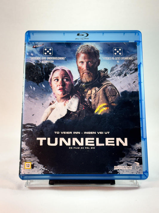 Tunnelen – forside av Blu-ray-cover, norsk spenningsdrama og katastrofefilm, brukt Blu-ray hos Brukbar Film