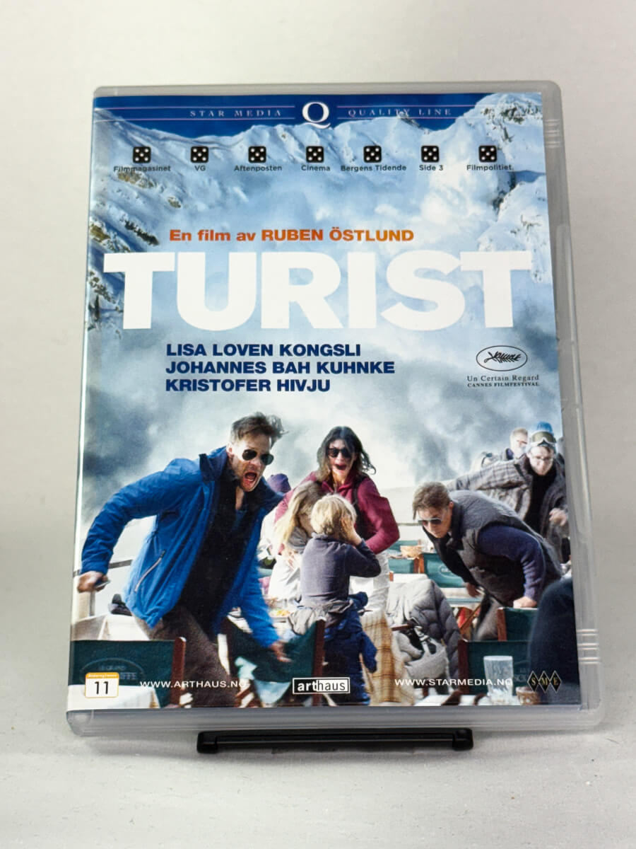 Brukt DVD-film Turist – forside av filmcover, kjøp originale brukte filmer og serier hos Brukbar Film
