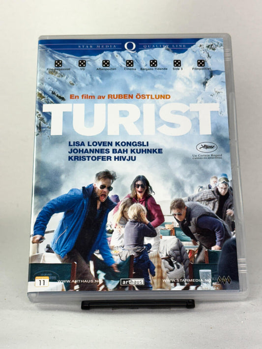 Brukt DVD-film Turist – forside av filmcover, kjøp originale brukte filmer og serier hos Brukbar Film