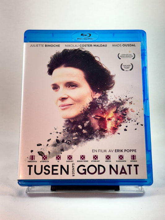 Forside av cover til Tusen ganger god natt, brukt Blu-ray hos Brukbar Film
