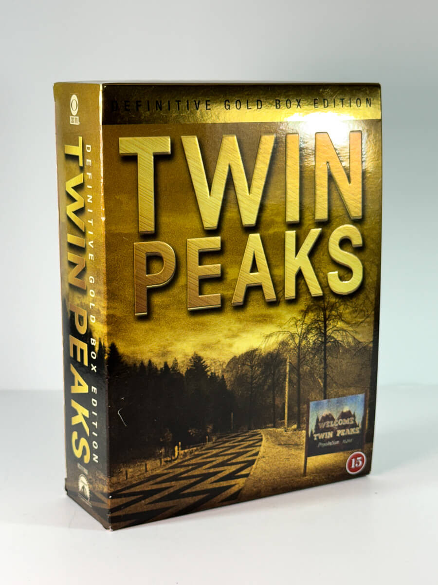 Forside av cover til Twin Peaks – Definitive Gold Box Edition, bruktfilm hos nettbutikken Brukbar Film