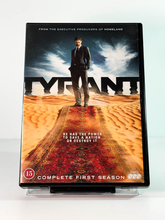 Forside av cover til tyrant complete first season, bruktfilm hos nettbutikken Brukbar Film