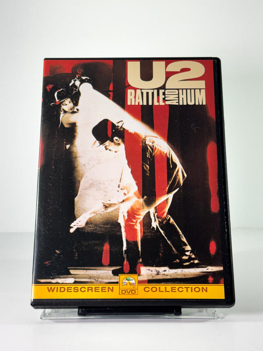 Forside av cover til u2 rattle and hum, bruktfilm hos nettbutikken Brukbar Film