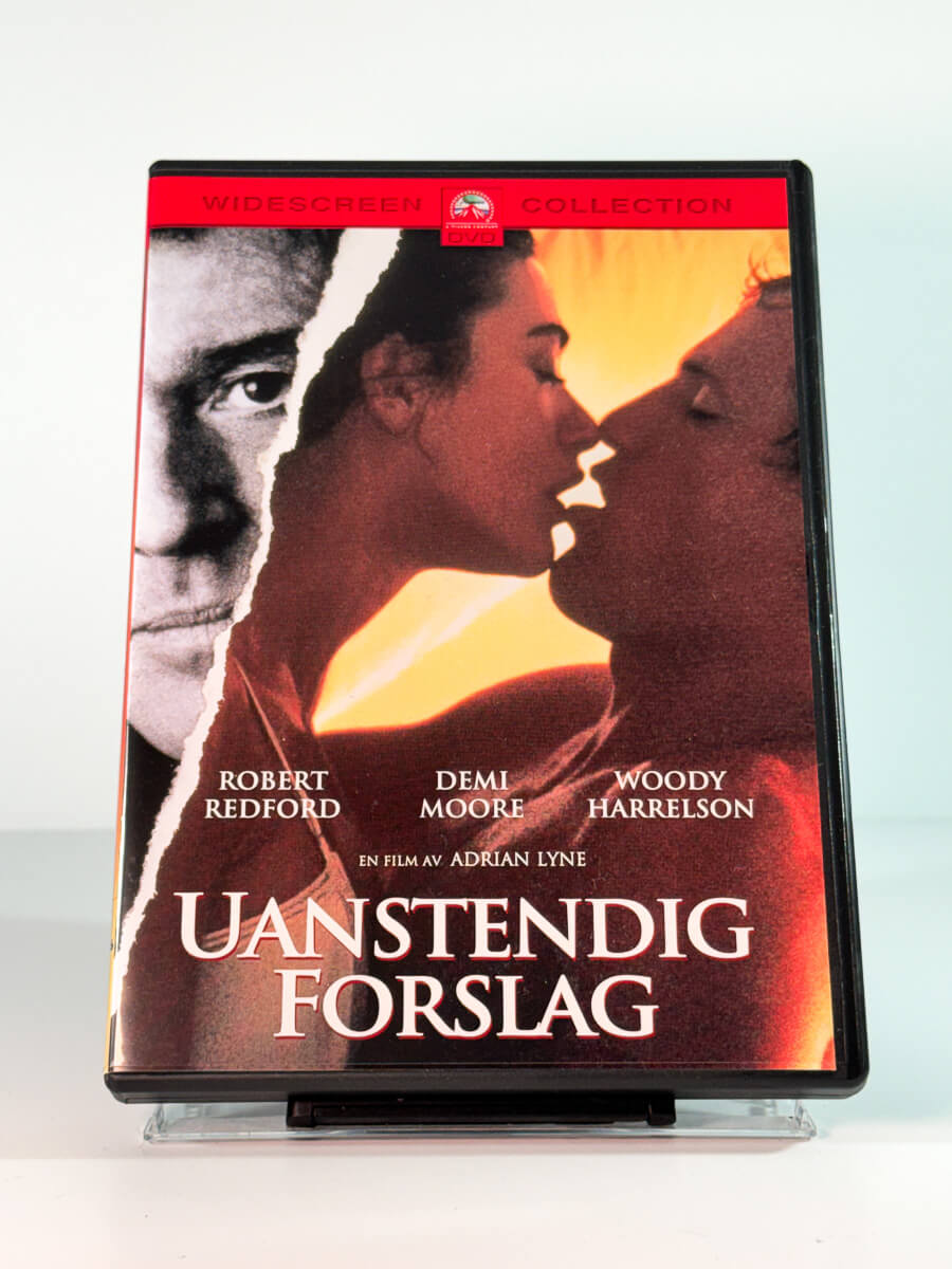 Forside av cover til Uanstendig forslag, bruktfilm på DVD hos Brukbar Film
