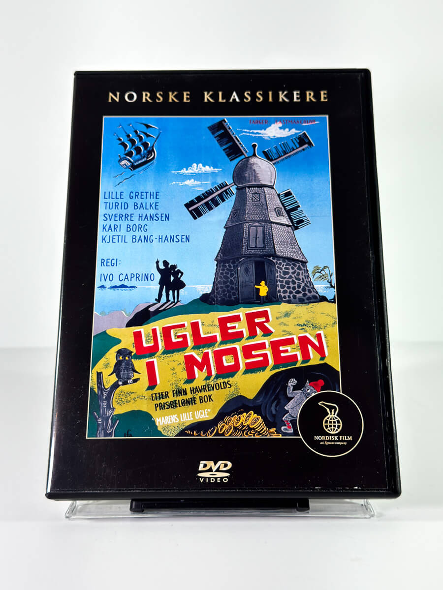 Forside av cover til Ugler i Mosen på DVD