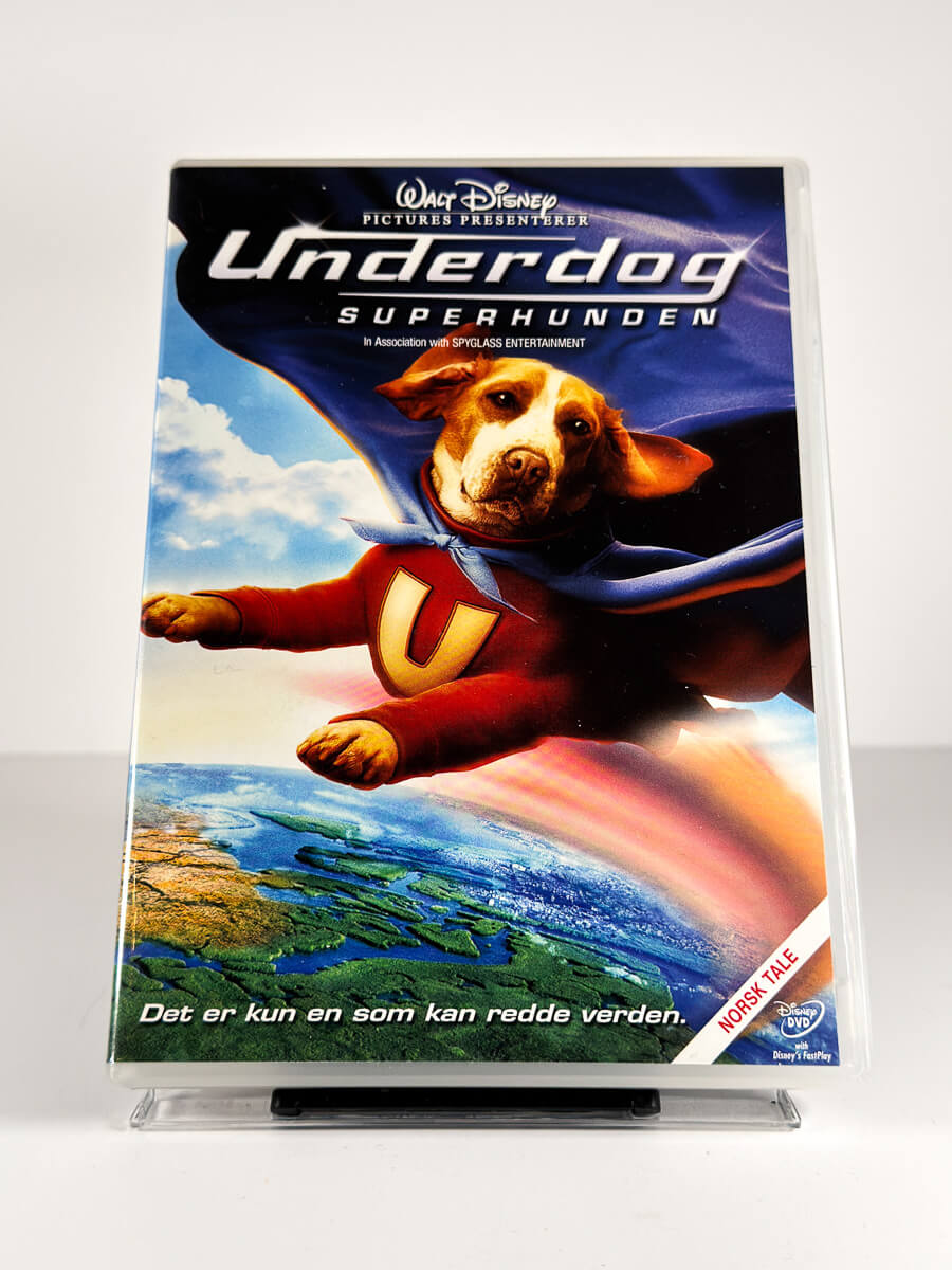 Forside av cover til Underdog – Superhunden på DVD
