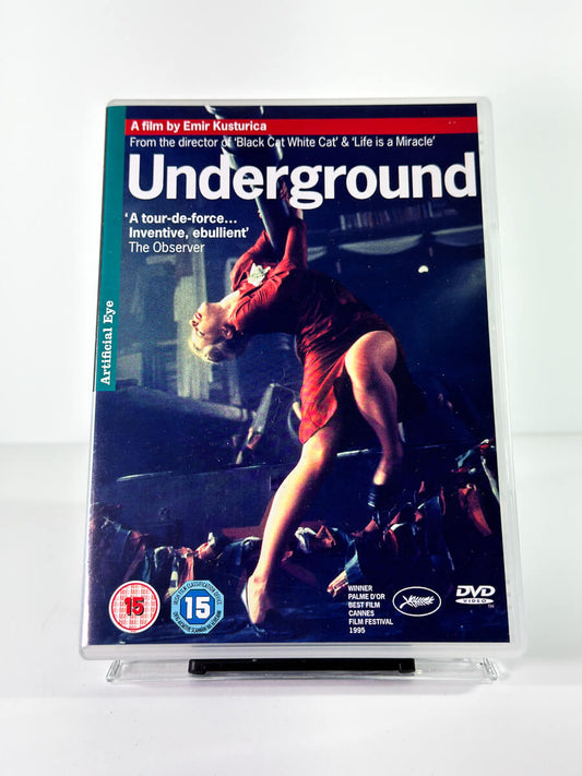 Forside av cover til Underground, bruktfilm hos nettbutikken Brukbar Film