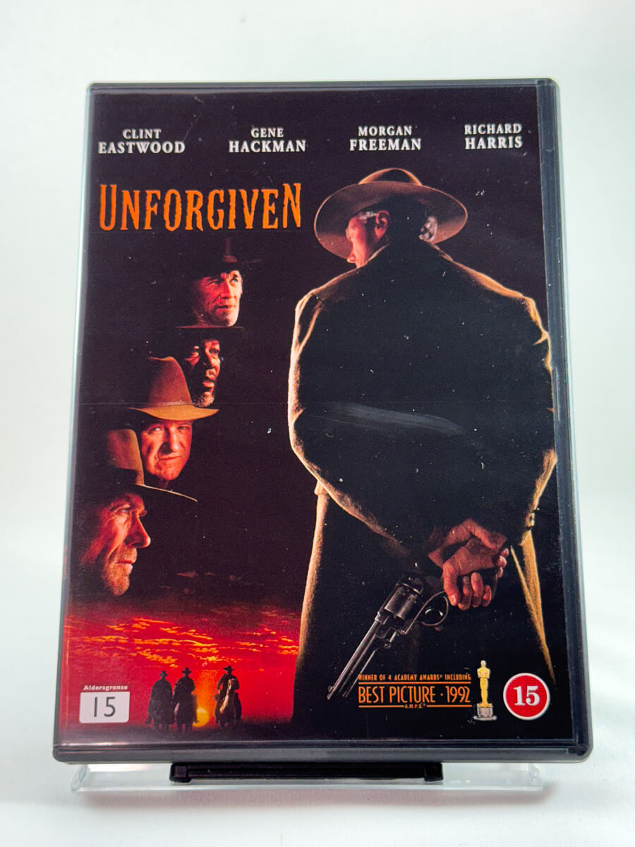 Forside av cover til Unforgiven, brukt DVD hos Brukbar Film