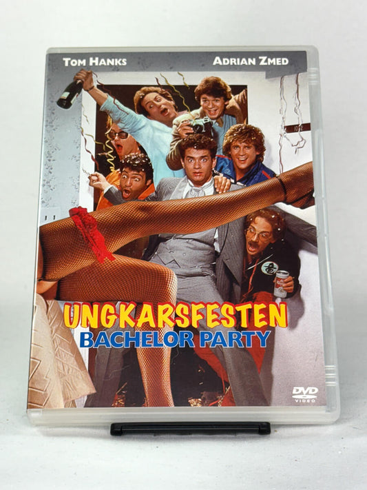 DVD-forside til filmen Ungkarsfesten
Originalt cover brukt for produktbilde i nettbutikken Brukbar Film