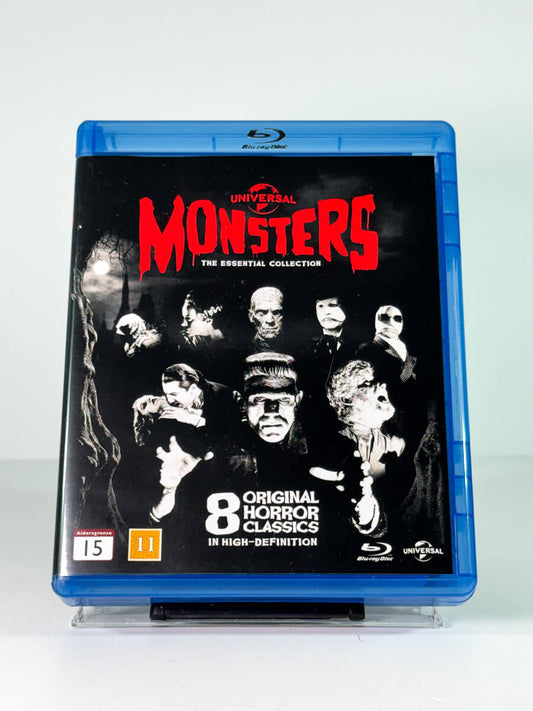 Forside av cover til Universal Monsters: The Essential Collection på Blu-ray