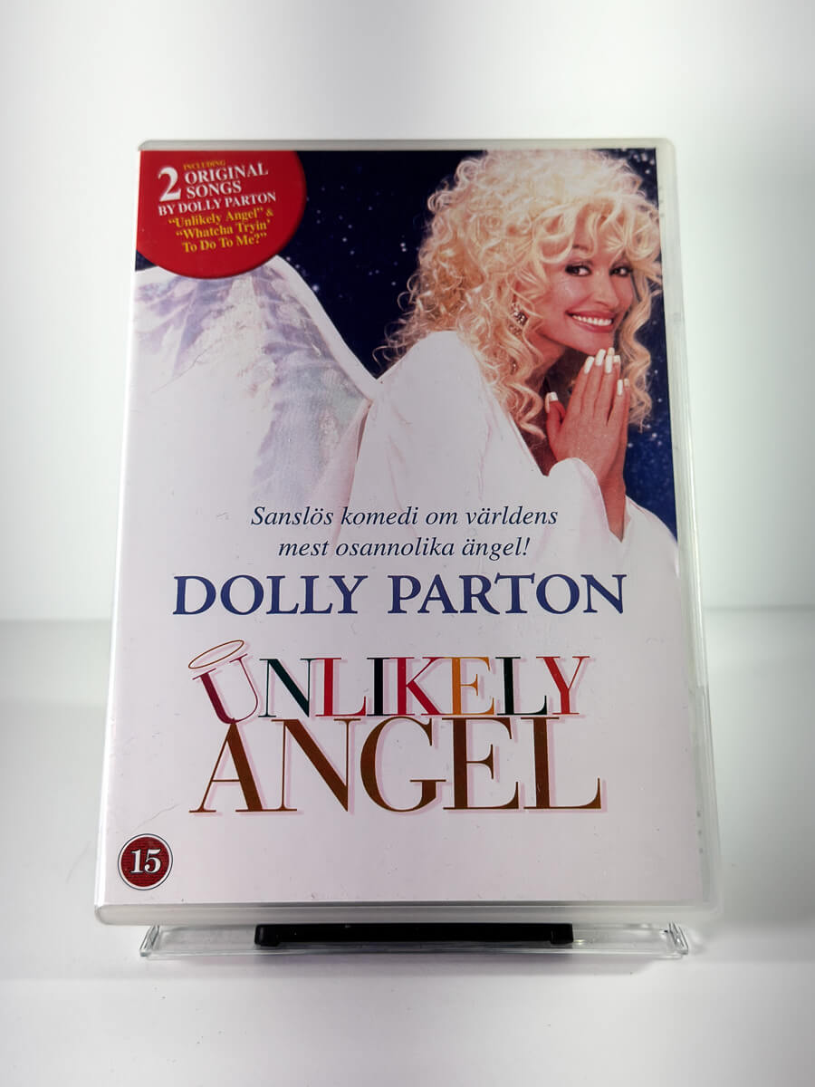 Forside av cover til Unlikely Angel, bruktfilm hos nettbutikken Brukbar Film