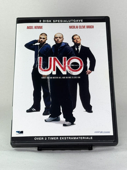 DVD-forside til filmen UNO
Originalt cover brukt for produktbilde i nettbutikken Brukbar Film