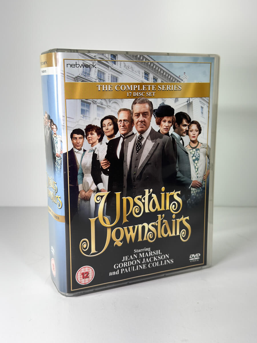 Forside av cover til Upstairs, Downstairs – The Complete Series på DVD