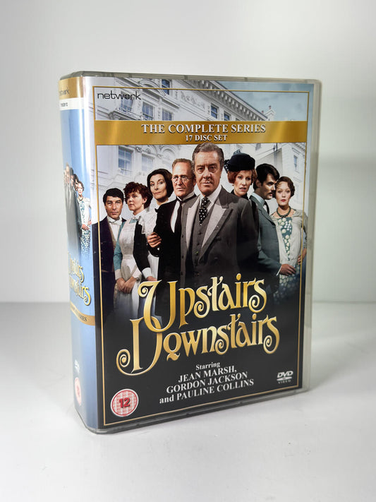 Forside av cover til Upstairs, Downstairs – The Complete Series på DVD