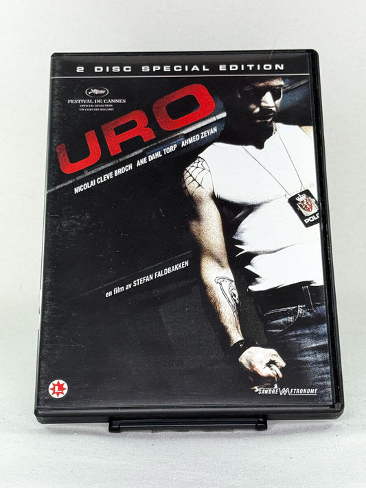 DVD-forside til filmen URO
Originalt cover brukt for produktbilde i nettbutikken Brukbar Film