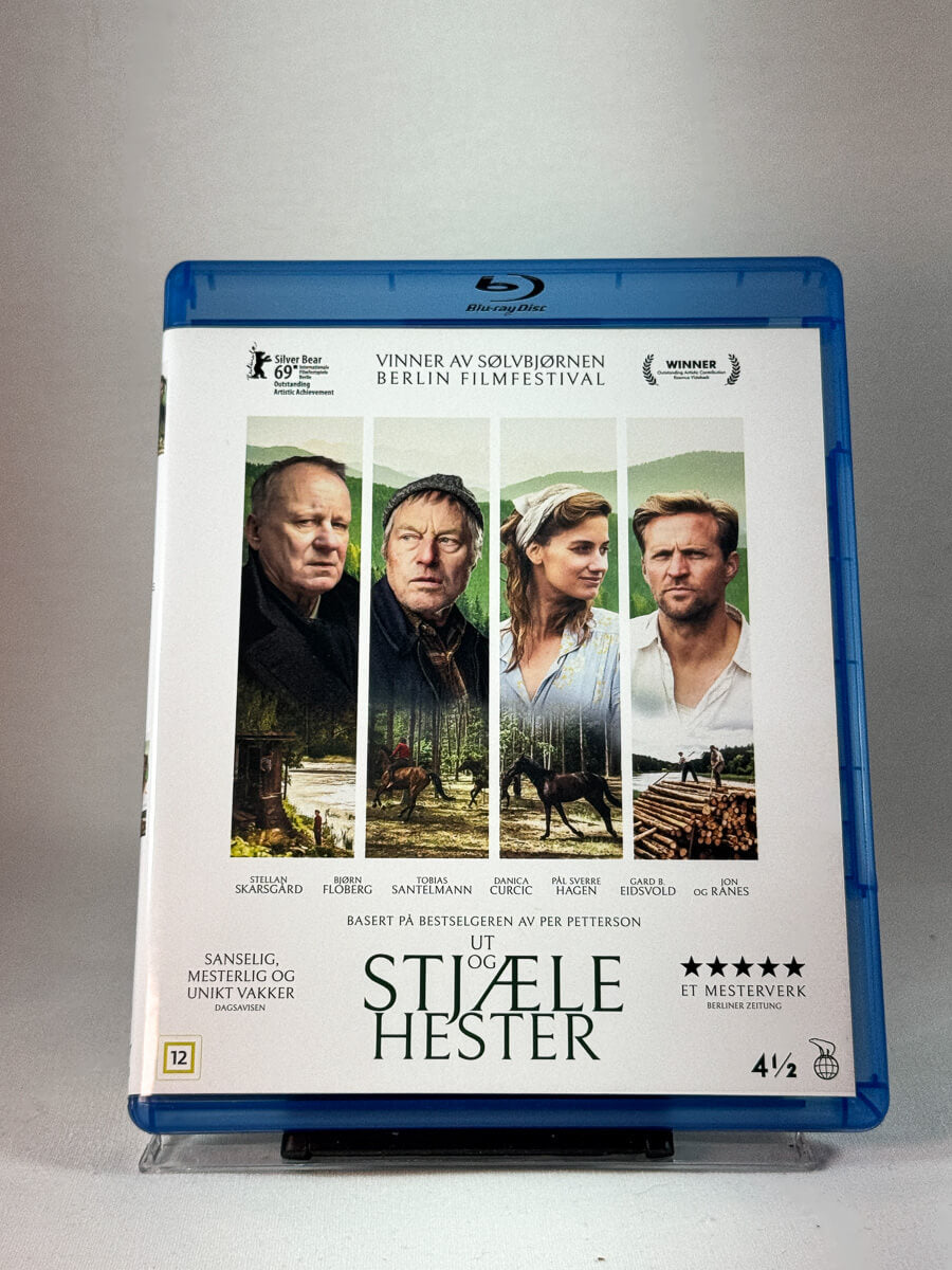 Forside av cover til Ut og stjæle hester, bruktfilm på Blu-ray hos Brukbar Film