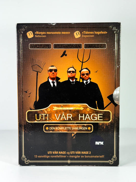 Forside av cover til Uti vår hage – Den komplette samlingen, bruktfilm hos nettbutikken Brukbar Film