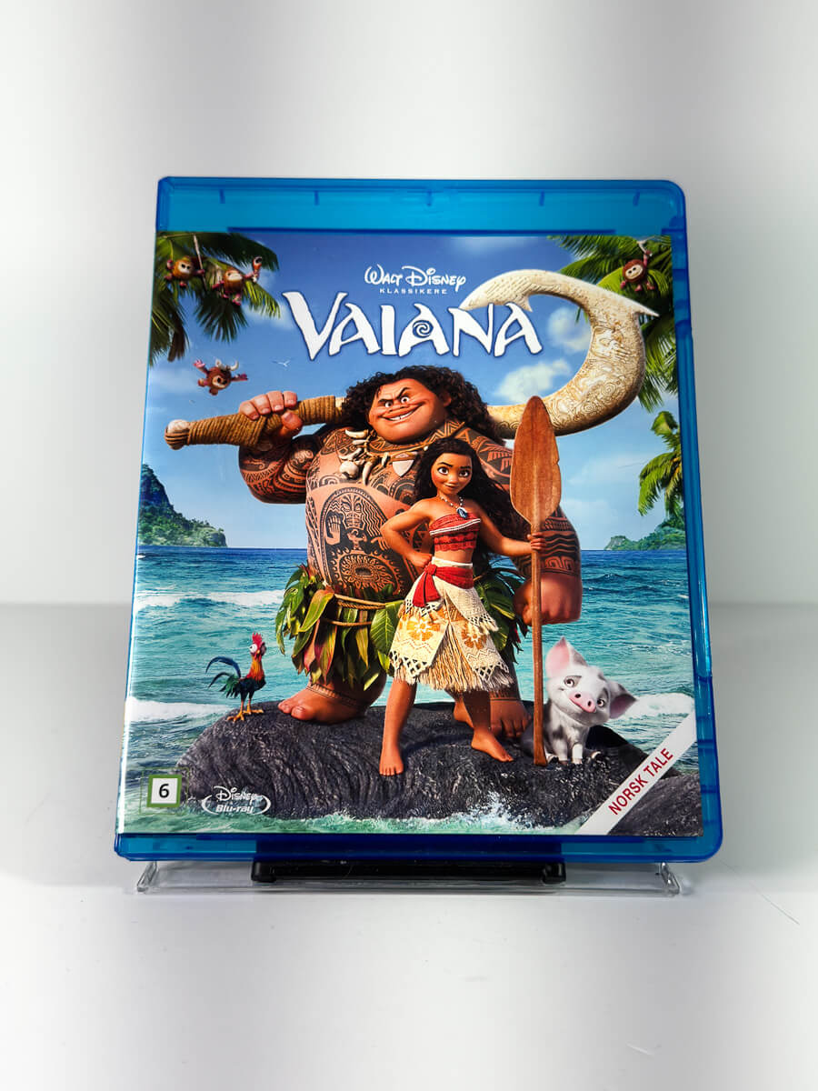 Forside av cover til Vaiana på Blu-ray