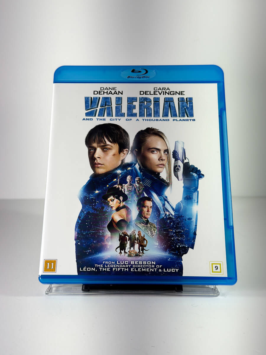 Forside av cover til Valerian and the City of a Thousand Planets på Blu-ray