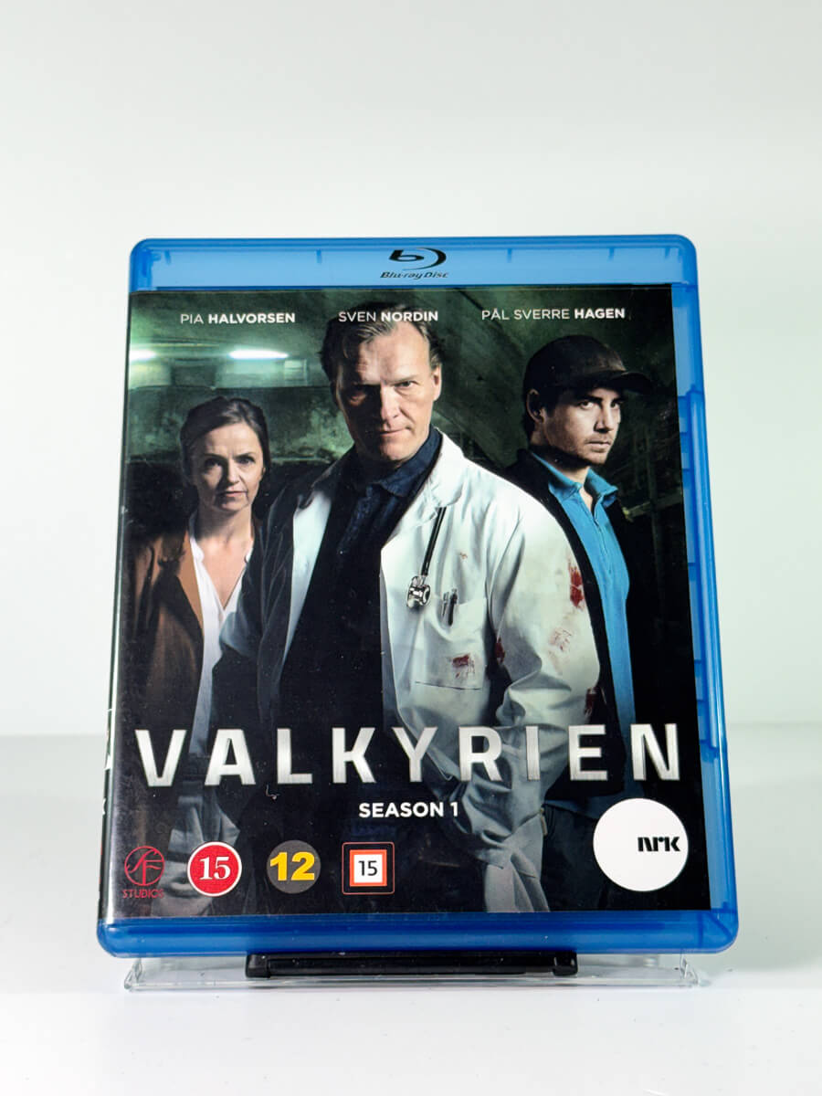 Forside av cover til valkyrien – season 1, bruktfilm på Blu-ray hos Brukbar Film