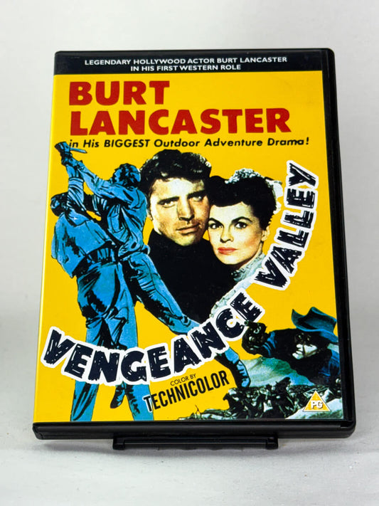 DVD-cover for filmen Vengeance Valley, forside brukt original DVD hos Brukbar Film