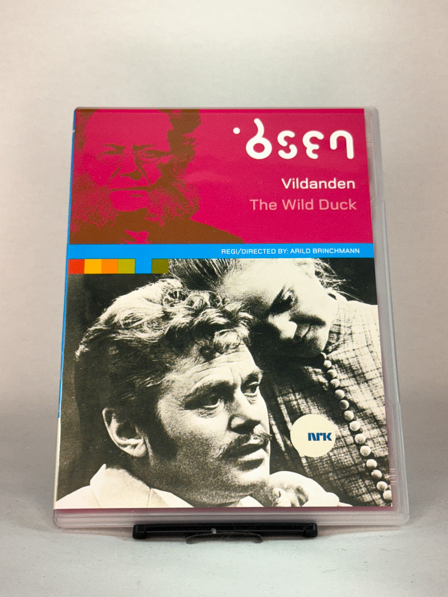 Forside av DVD-coveret Vildanden (The Wild Duck) fra 1970 – fjernsynsteater basert på Henrik Ibsens verk, brukt film hos Brukbar Film