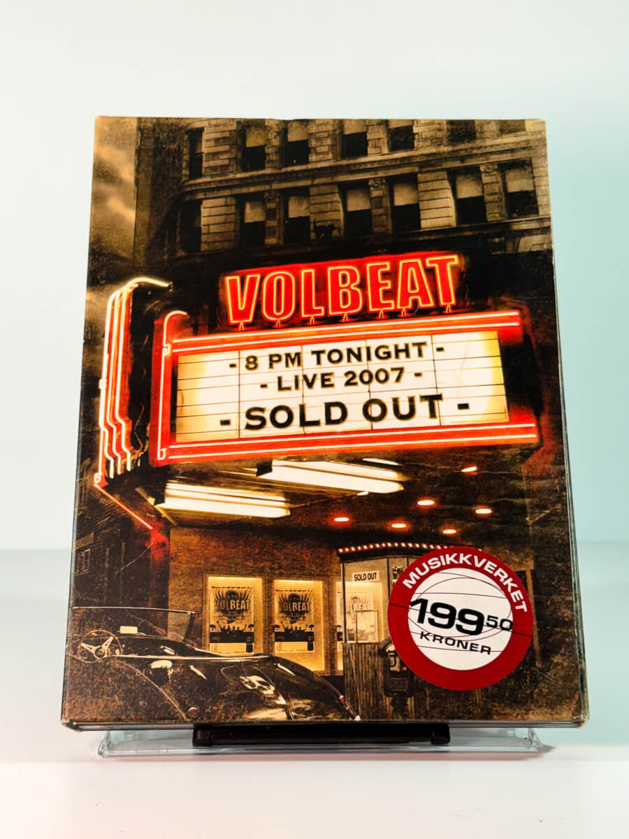 Forside av cover til Volbeat – Live 2007, brukt original DVD hos Brukbar Film