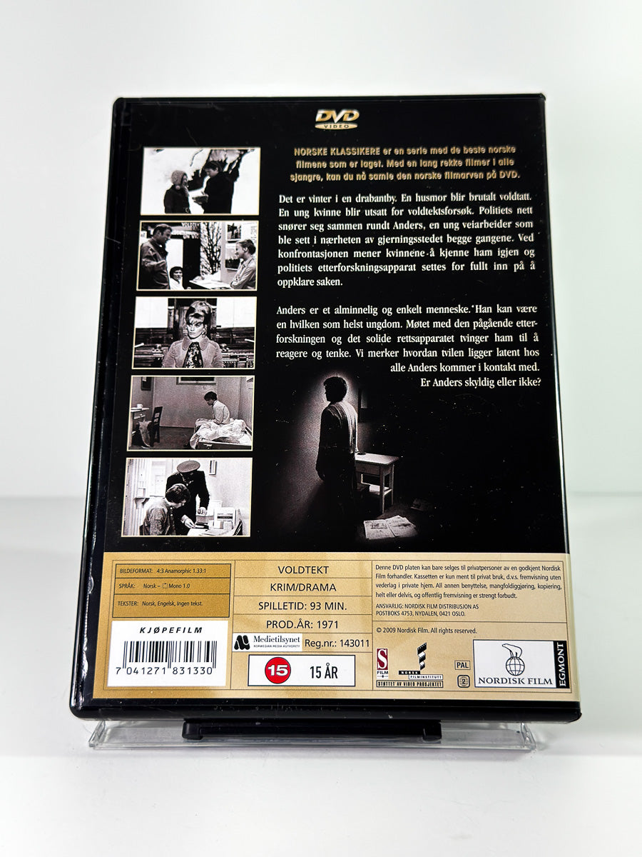 Bakside av cover til Voldtekt på DVD