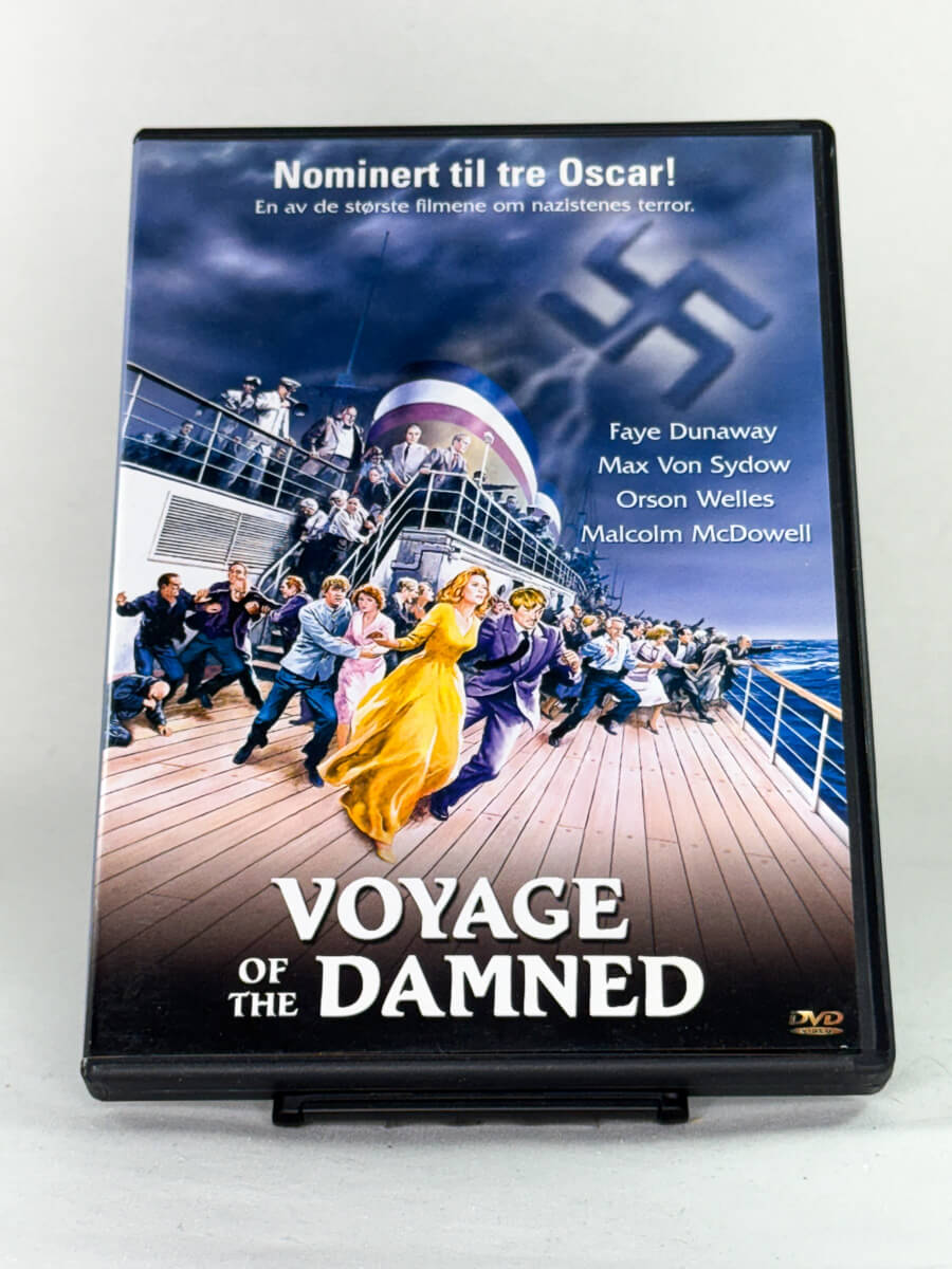 Forside av DVD-cover til Voyage of the Damned, brukt DVD hos Brukbar Film