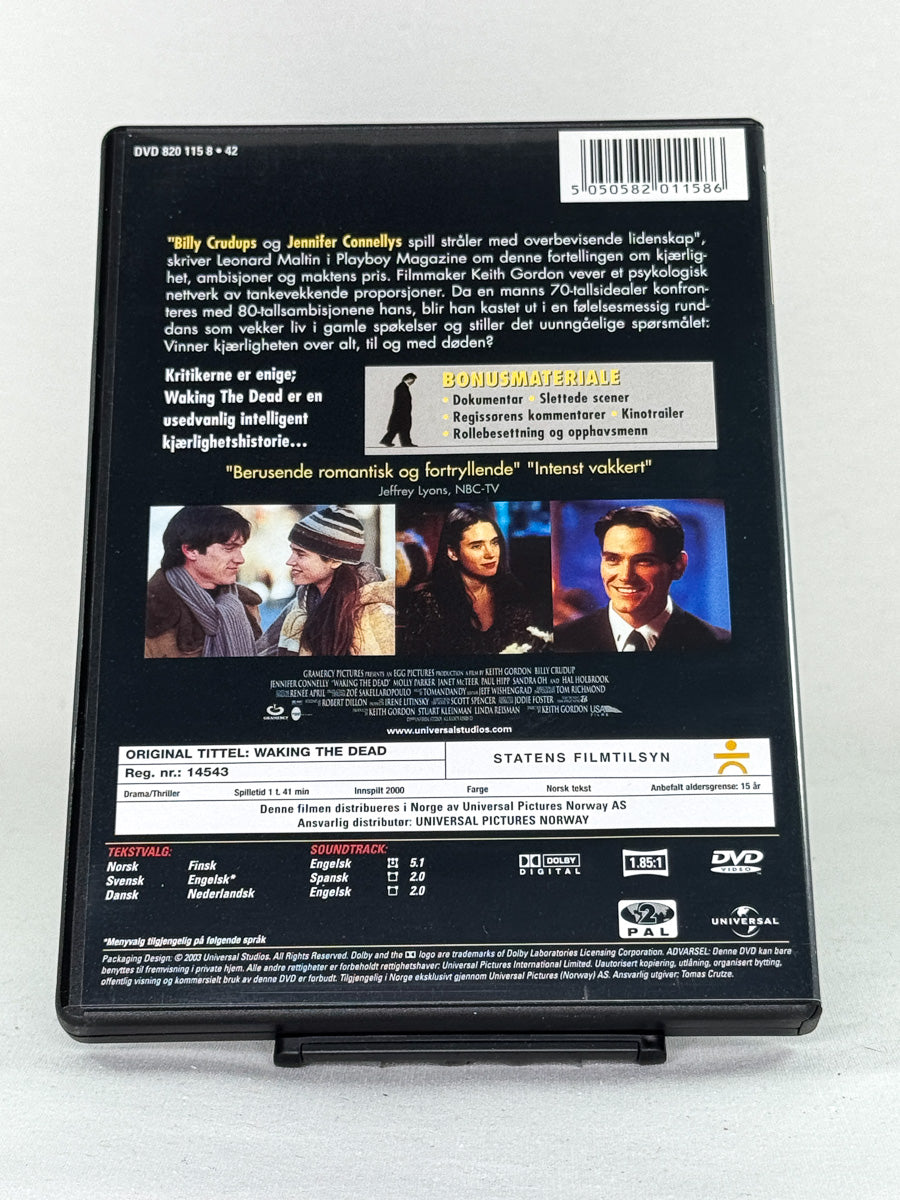 DVD-cover-bakside til filmen Waking the Dead, brukt original DVD hos Brukbar Film 